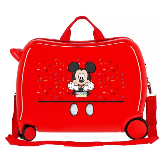 Maleta Infantil Mickey It´s A Mickey Thing 2 Ruedas Multidireccion Rojo 2429821 - Imagen 4