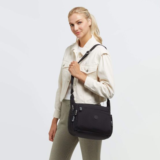 Bolso Bandolera Gabbie Black Noir Kipling KPK15255P391 - Imagen 2