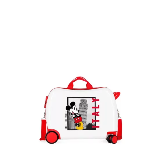 Maleta Correpasillos Mickey Italy Blanco 3679821