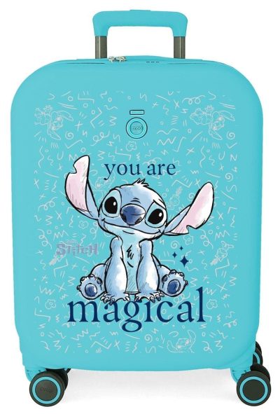 Maleta De Cabina Expandible Stitch You Are Magical Enso Azul Turquesa 3858624