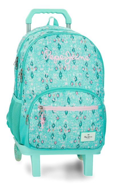 Comprar Mochila Pepe Jeans Sun Turquesa Verde 61125V1 - Foto en Bolsos Aris